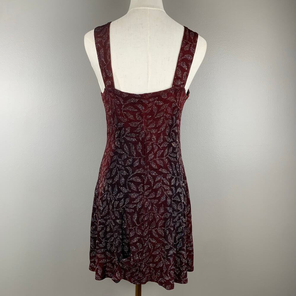 Y2K Fairy Grunge Sparkly Mini Dress Stretchy Sleeveless Alt Witchy Whimsigoth - Picture 2 of 7